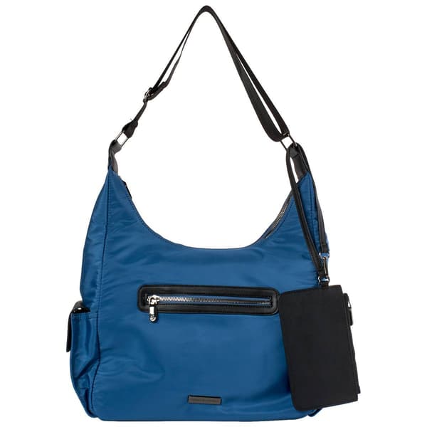 Adrienne Vittadini Nylon Hobo with Pouch - image 