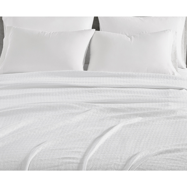 Vince Camuto Classic Cotton Throw Blanket