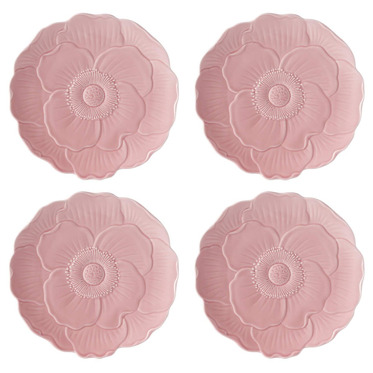 Lenox(R) Butterfly Meadow(R) Floral Pink Accent Plates - Set of 4