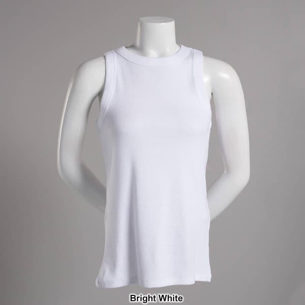 Womens Architect&#174; 2x2 Rib High Neck Tank Top