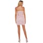 Juniors Jump 3D Floral Sequin Slip Sheath Dress - image 2