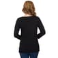 Womens Ruby Rd. Teal Appeal Boat Neck Embellished Tunic Sweater - image 2