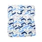 Betty & Bob Arrow Print Blanket - Blue - image 1