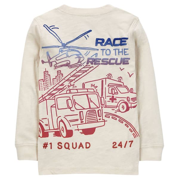 Toddler Boy Carter''s&#174; Back Art Rescue Time Long Sleeve Top