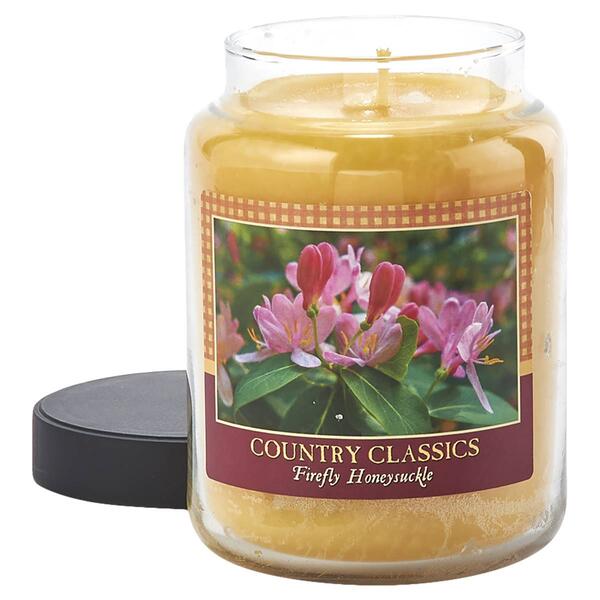 Country Classics Firefly Honeysuckle 26oz. Jar Candle - image 
