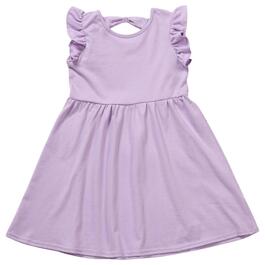 Girls &#40;7-12&#41; Freestyle Revolution Orchid Bloom Solid Dress