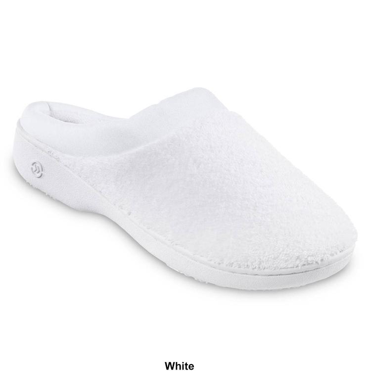 Womens Isotoner® Microterry Hoodback Slippers