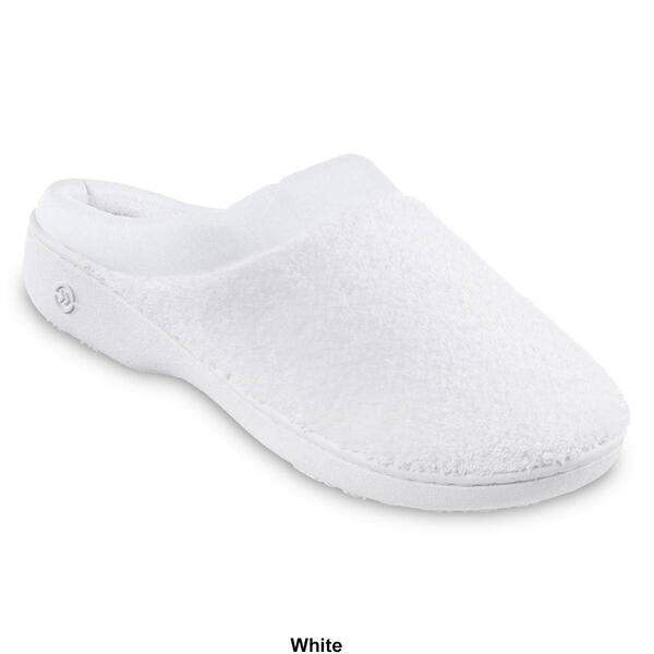 Womens Isotoner&#174; Microterry Hoodback Slippers