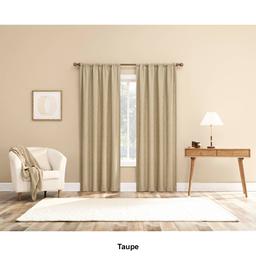 Belmont No Header Total Blackout Rod Pocket Panel Curtain