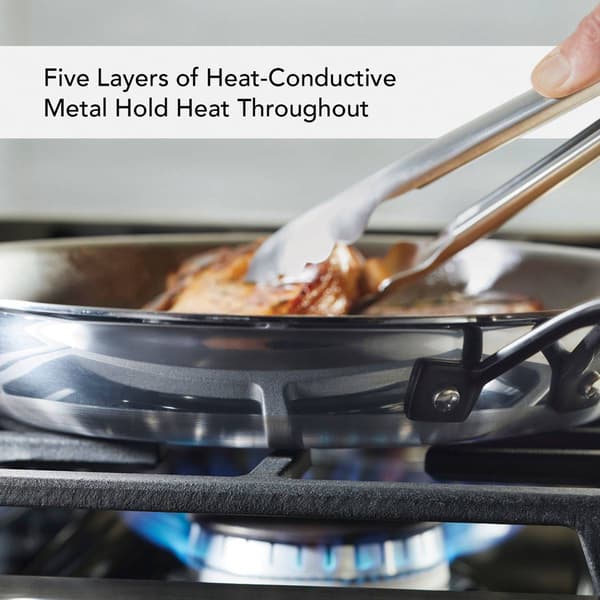 KitchenAid® 12.25in. 5-Ply Clad Stainless Frying Pan
