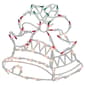 Northlight Seasonal 18in. Pre-Lit Bell Christmas Silhouette - image 1