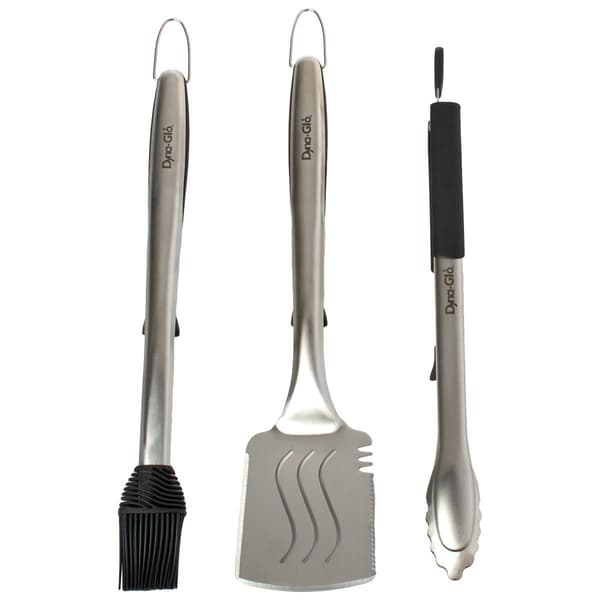 Dyna Glo 3pc. Stainless Steel Grill Set - image 