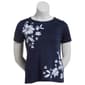 Plus Size Hasting & Smith Short Sleeve Watercolor Tee - image 1