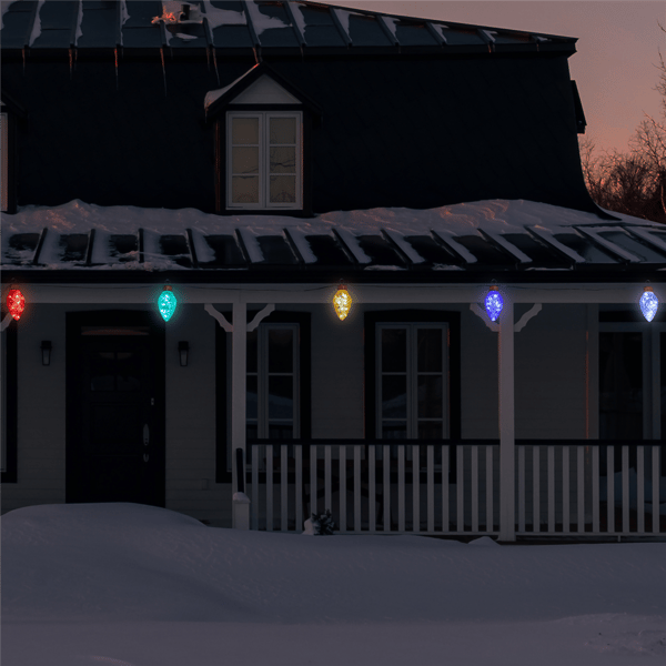 Northlight 12ft. Multicolor Jumbo LED C9 Christmas Light Set
