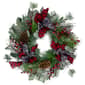 Northlight Seasonal Plaid & Berries Artificial Christmas Wreath - image 1