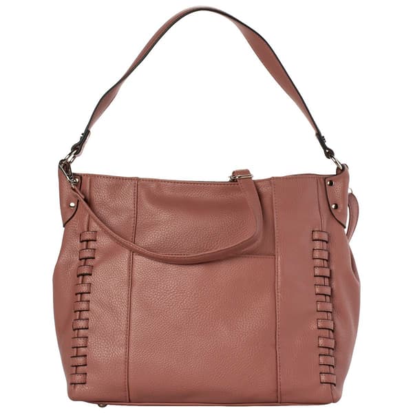 DS Fashion Slouchy Whipstitch Hobo - image 