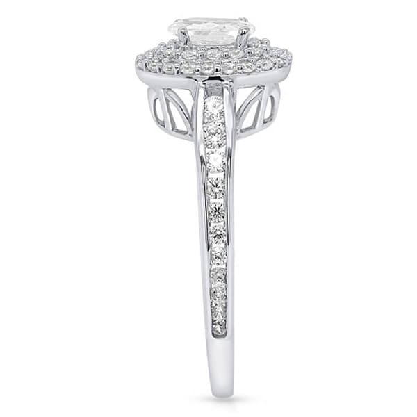 Nova Star&#174; White Gold & 1ctw. Lab Grown Diamond Oval Ring
