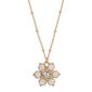 1928 Open Flower Pendant Necklace - image 1