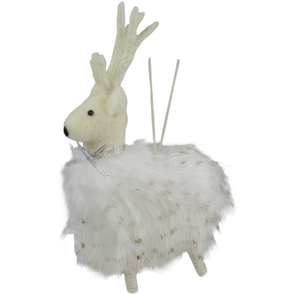 Northlight 8in. Plush Reindeer Christmas Ornament