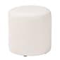 Baxton Studio Tori Modern Ivory Boucle Upholstered Ottoman - image 1
