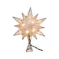 Kurt Adler 10-Light 12-Point Capiz Star & Center Gem Treetop - image 6