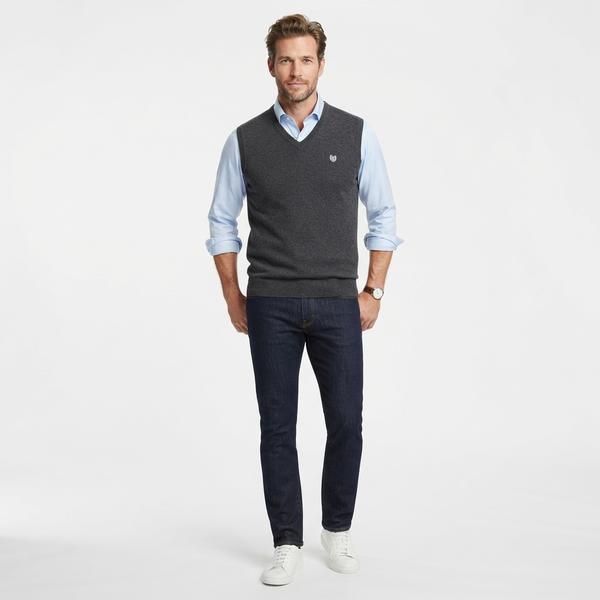 Mens Chaps Fine Gauge Sweater Vest