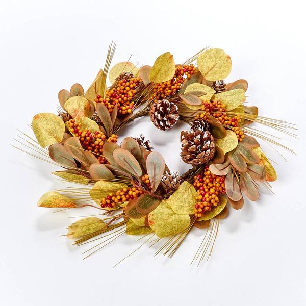 A Cheerful Giver(R) Pinecone Eucalyptus Candle Ring - image 