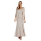 Womens R&M Richards Scroll Lace Jacket Gown with Pearl Neck Trim - image 1