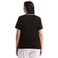 Plus Size Rafaella® Short Sleeve Contrast Trim Polo - image 2