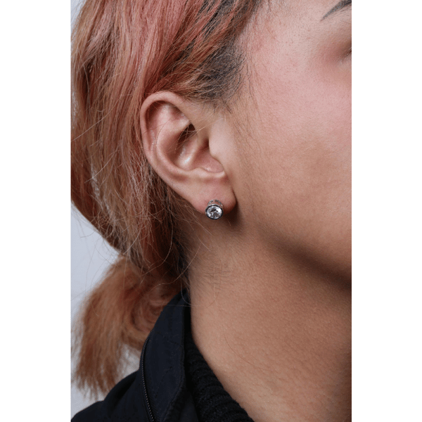 Haus of Brilliance Lab Grown Diamond Classic Bezel Stud Earrings