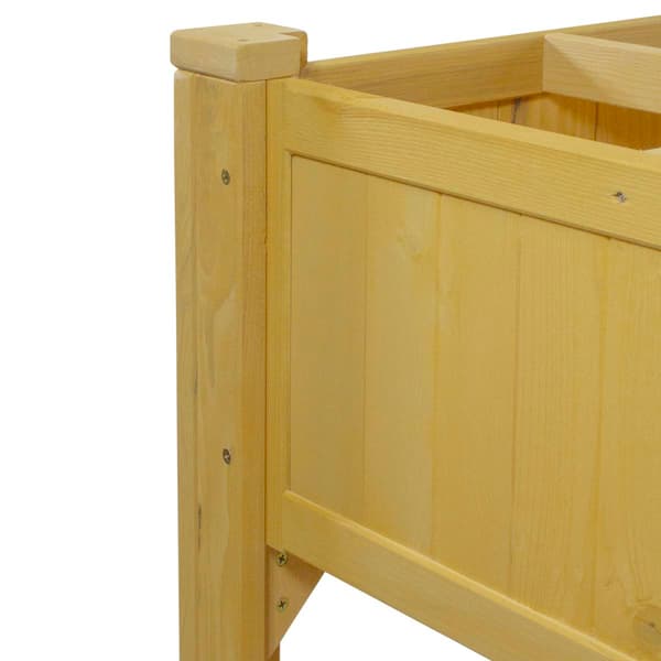 Northlight Seasonal 3ft. Raised Garden Bed Planter Box