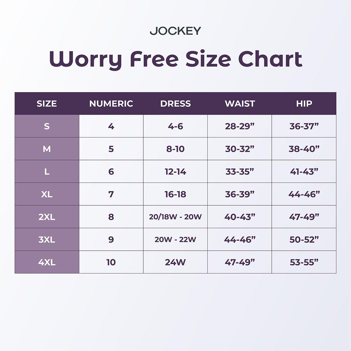 Womens Jockey® Worry Free Brief Panties - 2580