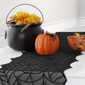 Threadmade Crawling Halloween Spider Lace Table Runner - image 4