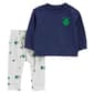 Baby Boy &#40;12-24M&#41; Carters&#40;R&#41; Pinch Proof Shamrock Top & Pants Set - image 1
