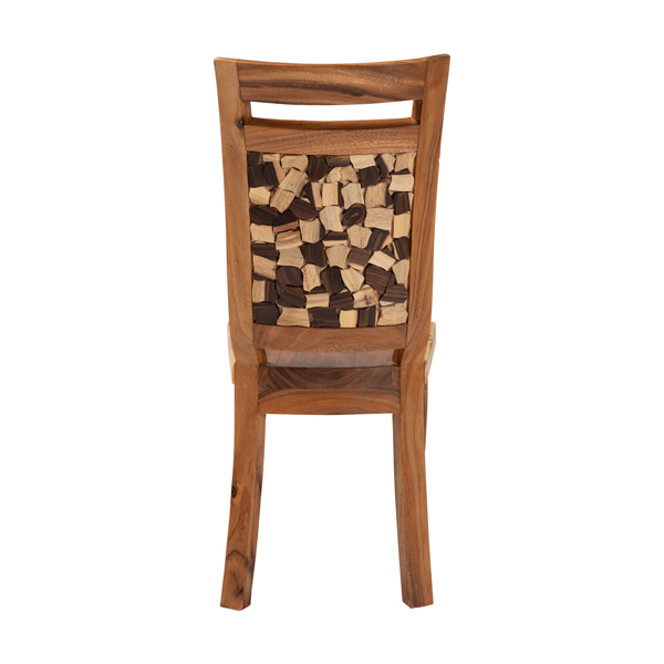 bali & pari Luan Suar Wood Dining Chair