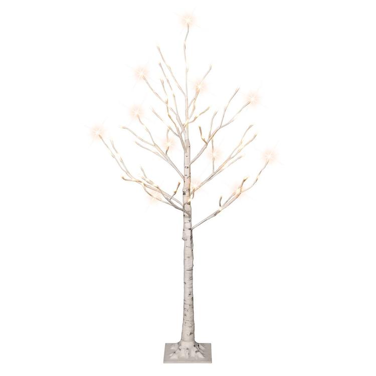 Puleo International 4ft. Pre-Lit Artificial Christmas Twig Tree