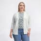 Plus Size Preswick & Moore® Open Front Tape Yarn Cardigan - image 3