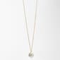 Design Collection Gold-Tone Glass/Pearl Necklace - image 1