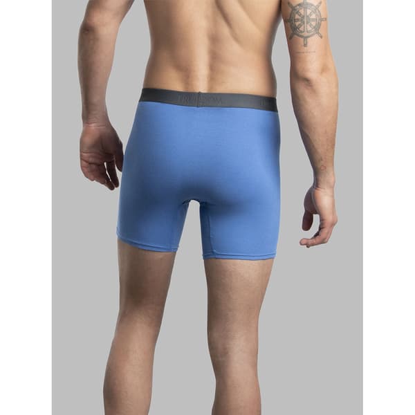 Mens Fruit Of The Loom 4pk. Boxer Briefs - Grey/Multi