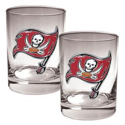 NFL Tampa Bay Buccaneers 14oz. Rocks Glass Set