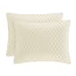 J. Queen New York Grandeur 3pc. Winter White Quilt Set - image 4