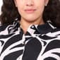 Plus Size MSK 3/4 Sleeve Abstract Tie Waist Shirtdress - image 5