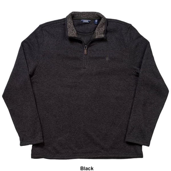 Mens IZOD&#174; Solid 1/4 Zip Sweater