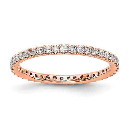 Endless Affection(tm) Rose Gold 14kt. Eternity Band - image 