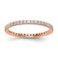Endless Affection(tm) Rose Gold 14kt. Eternity Band - image 1