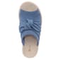 Womens BZees Smile Wedge Slide Sandals - image 4