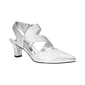 Womens Easy Street Venue Asymmetrical Satin Pumps - image 1