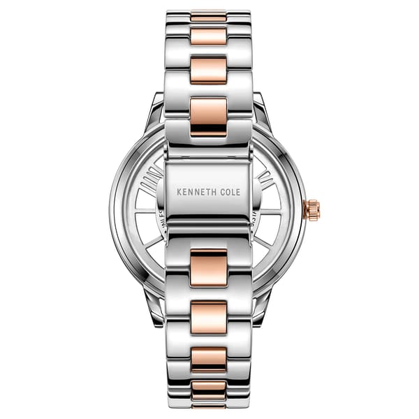 Womens Kenneth Cole&#174; Silver/Rose Gold Watch - KC51149002