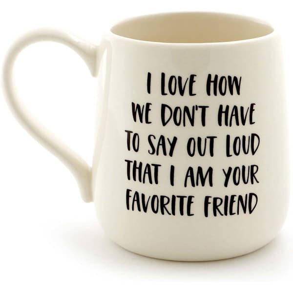Our Name is Mud Gold BFF Mug