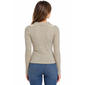 Juniors Wallflower Long Sleeve Manchester Henley Top- Ivory - image 3